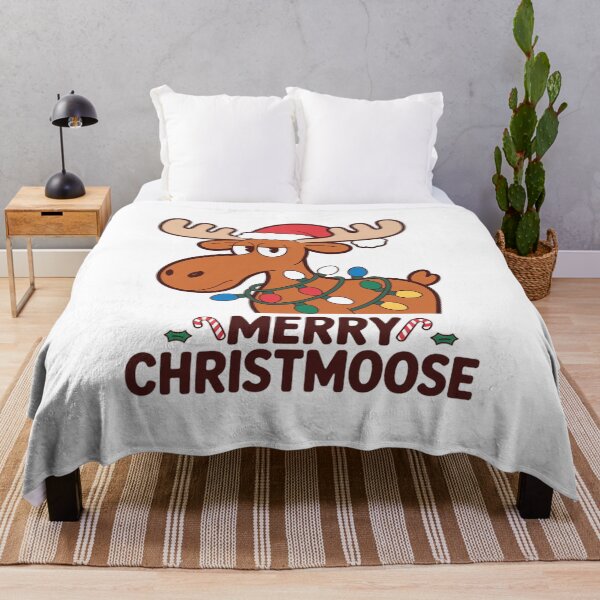 Item preview, Merry Christmoose Christmas Moose Xmas Tree Lights Gift designed and sold by DrewLeuschke.