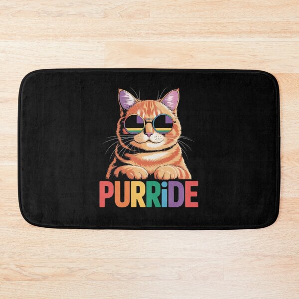 Item preview, Pride Gay Cute Cat Purride LGBTQ designed and sold by RoyTill0Art.