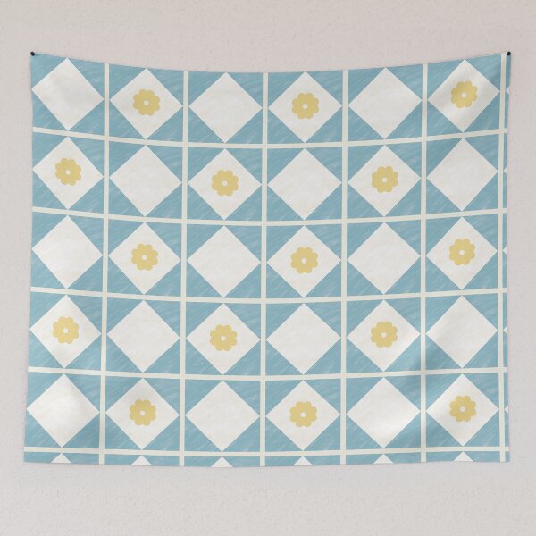 Item preview, : Soft Geometric Floral Tile Pattern designed and sold by applecs.