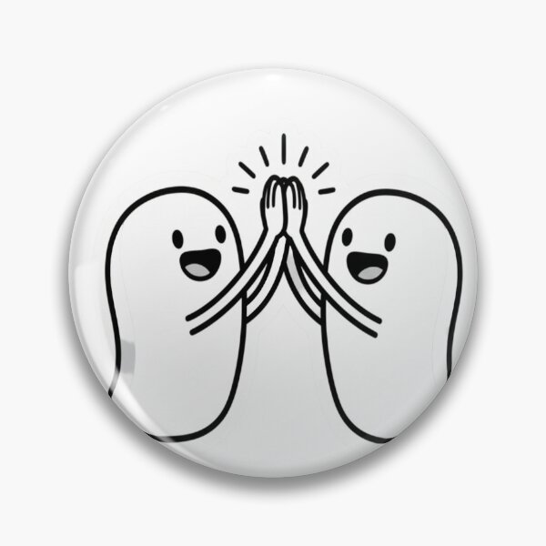 Item preview, High-Five Doodle Sticker designed and sold by Gscode.