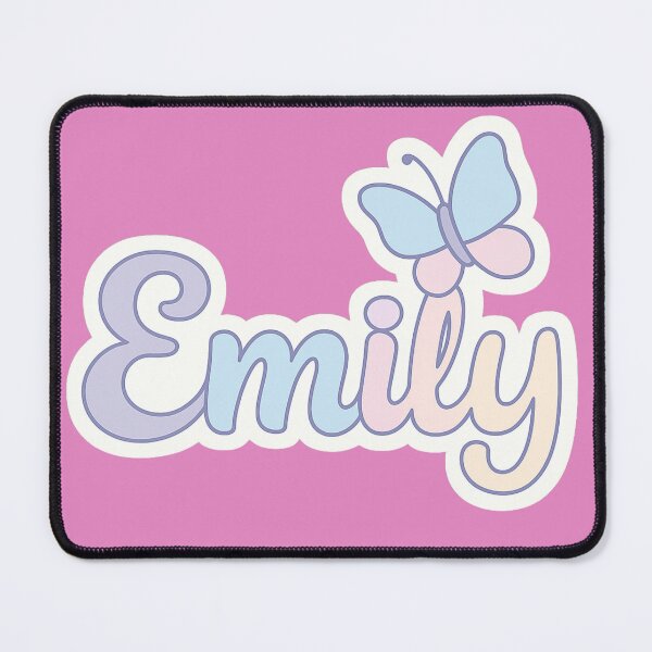 Item preview, Emily Butterfly Pastel – Cute Kawaii Name Sticker designed and sold by Sksticker991.