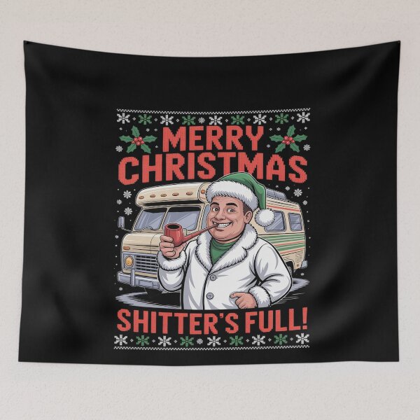 Item preview, Merry Christmas Shitters Full Cousin Eddie Funny Gift Tee designed and sold by MinaReinger.