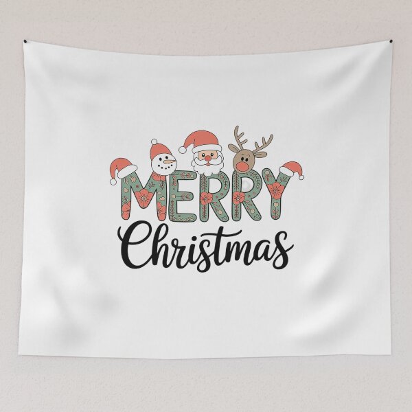 Item preview, Merry Christmas Shirt, Retro Women's Holiday Tee designed and sold by AmparoBoyle.
