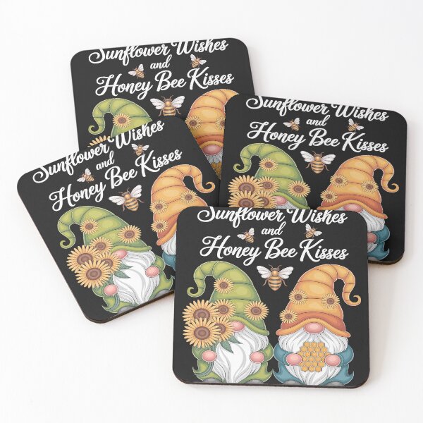 Item preview, Sunflower Wishes And Honey Bee Kisses With Cute Summer Gnome designed and sold by AvagondaMind.