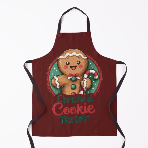 Item preview, Certified Cookie Tester – Cute Christmas design with gingerbread man and candy cane designed and sold by Meiersbeste.