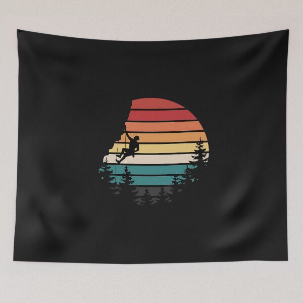 Item preview, Sunset Climbing Gift For Climbers and Boulderers designed and sold by AvagondaMind.