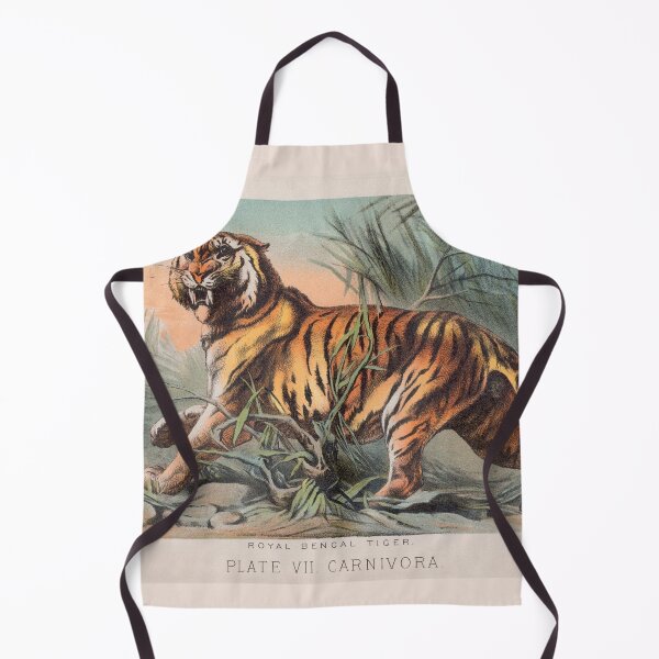 Item preview, Bengal Tiger illustration designed and sold by Vintage Designs +.