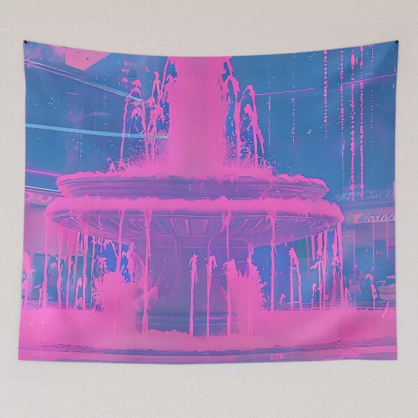 Item preview, Fountain of Future Nostalgia designed and sold by ONYX Pixee.