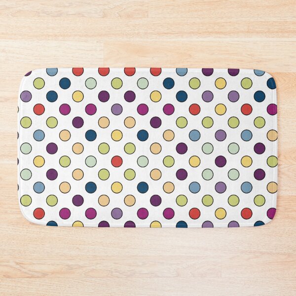 Item preview, : Modern Multicolor Polka Dot Pattern designed and sold by applecs.