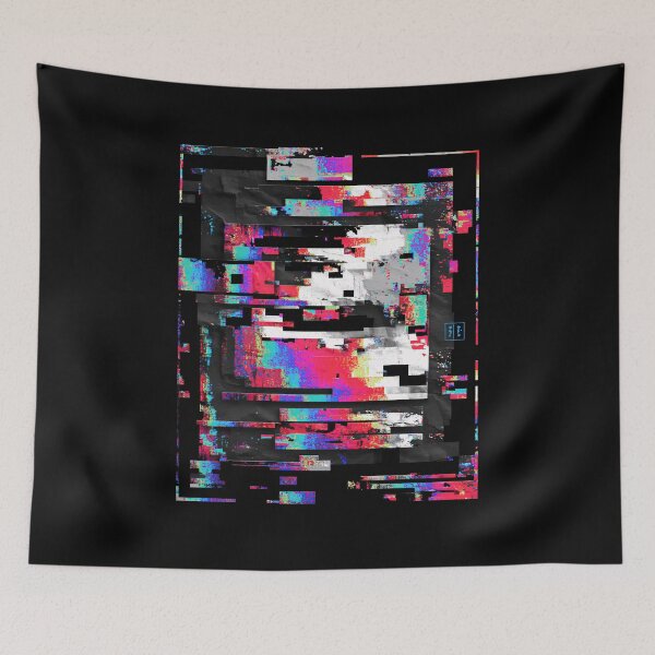 Item preview, Colorful Glitch Square — Abstract Digital Distortion Design designed and sold by SleekLineSketches.