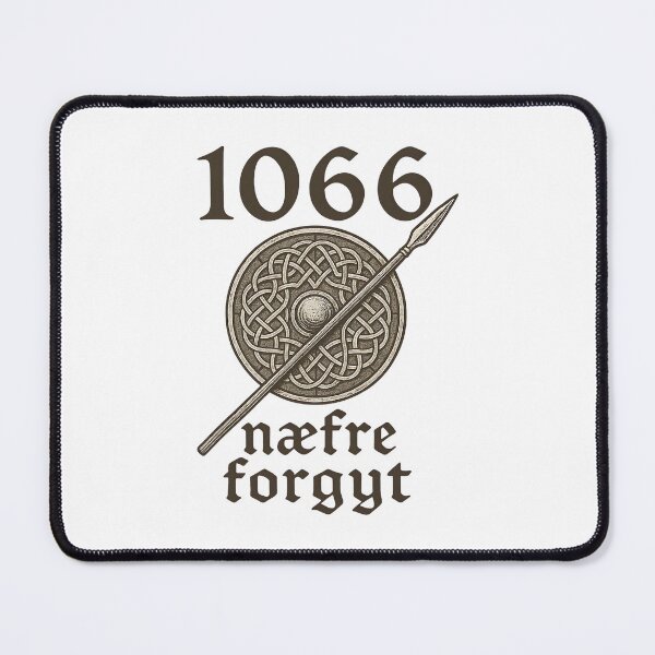 Item preview, 1066 Naefre Forgyt Viking Shield With Strong Warrior Spirit And Bold Historic Pride designed and sold by Han1986.