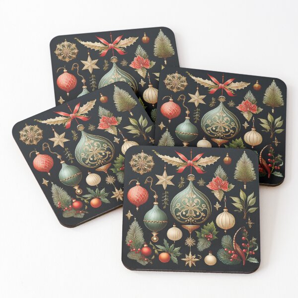 Item preview, Beautiful vintage christmas decorations  designed and sold by Photopat.
