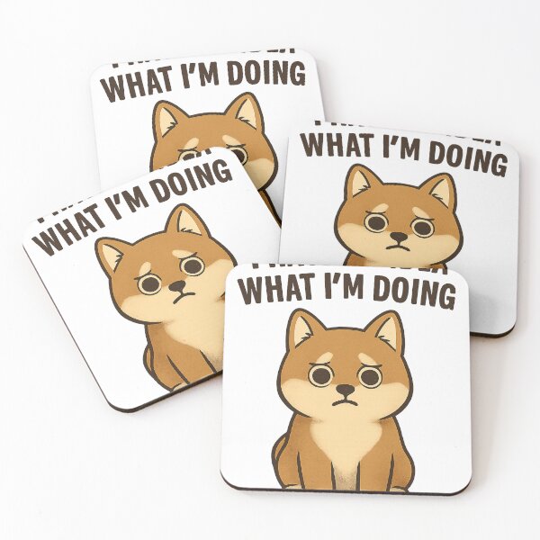 Item preview, Viral Cute Dog Meme – Funny Puppy Sticker Design designed and sold by kimkosovo.
