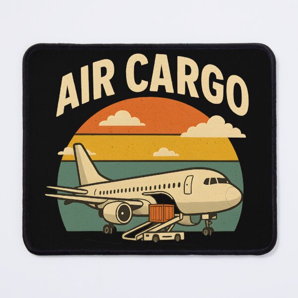 Item preview, Air Cargo – Retro Airplane Freight Loading Vintage Aviation Design designed and sold by Hischers Solution.