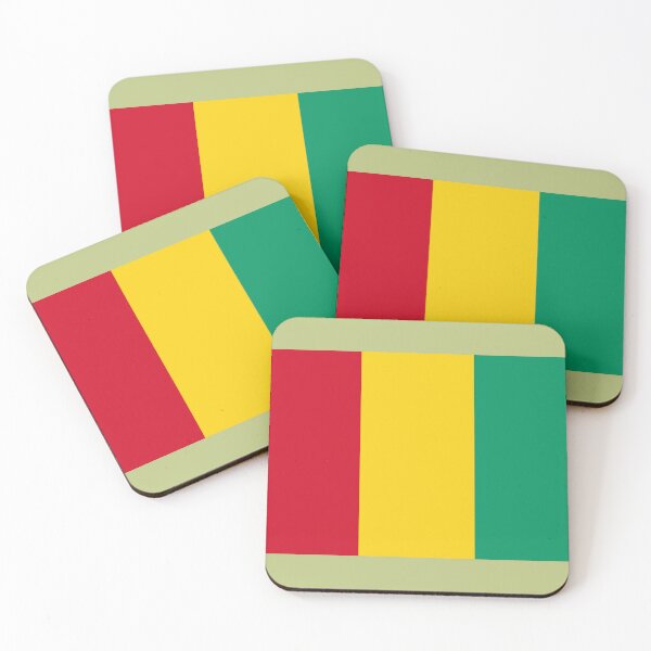 Item preview, Guinea Flag – Red, Yellow and Green Heritage Design designed and sold by Dany05117671.