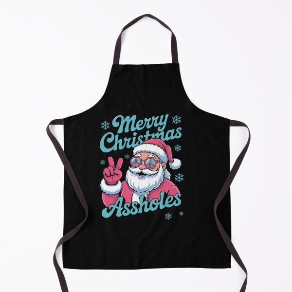 Item preview, Merry Christmas Assholes Funny Santa designed and sold by DrewLeuschke.