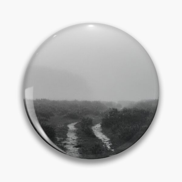 Item preview, Tracks Into the Mist Black and White Photographic Print designed and sold by Mother-Nature65.