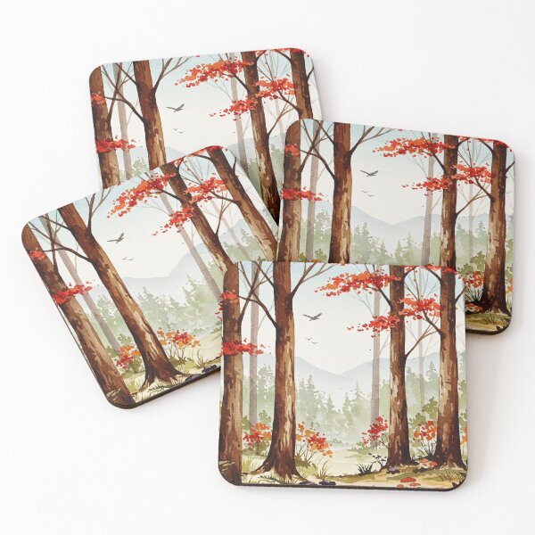 Item preview, Autumn forest scene designed and sold by Design4uStudio.