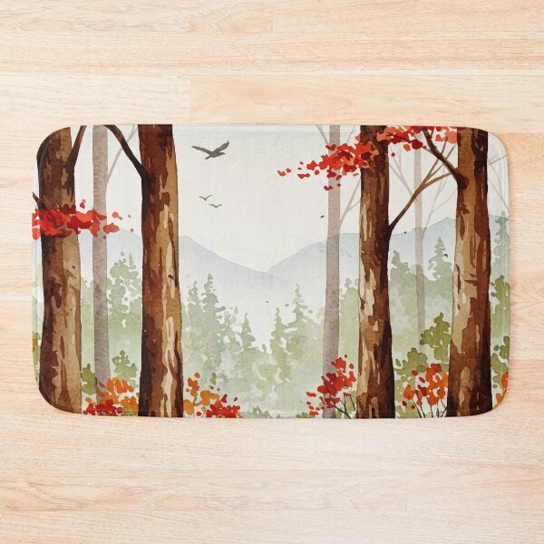 Item preview, Autumn forest scene designed and sold by Design4uStudio.