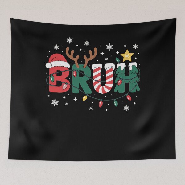 Item preview, Bruh Christmas Red Plaid designed and sold by TorjeARTStore.