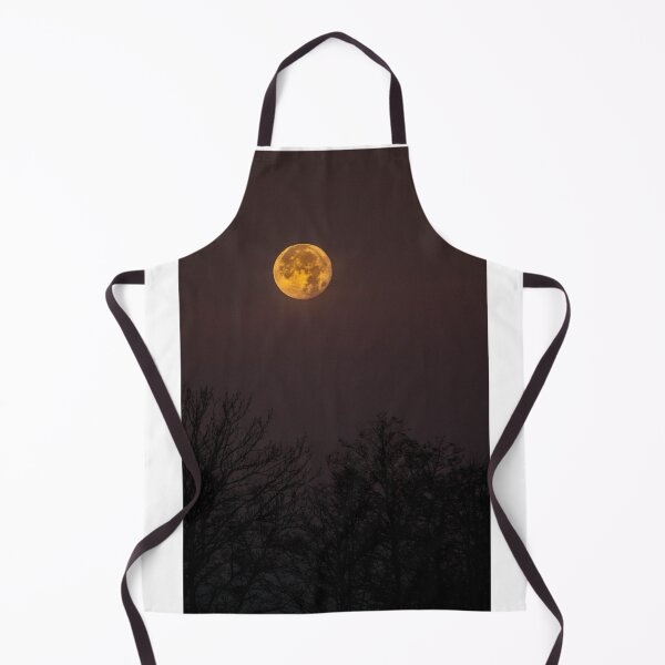 Item preview, Golden Moon Silhouette Trees Photographic Print designed and sold by Mother-Nature65.