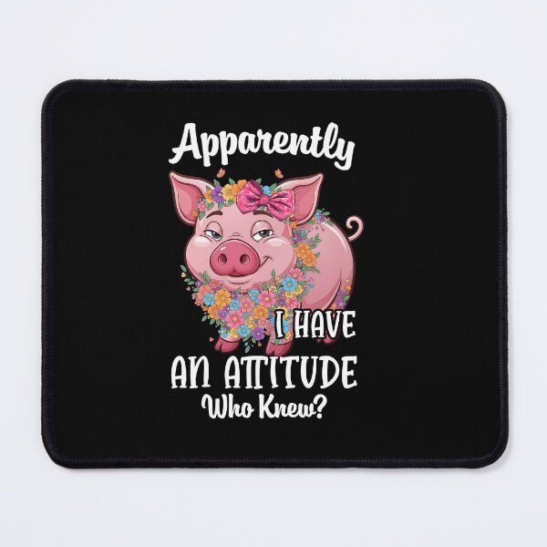 Item preview, Sassy Pig Attitude Funny T-Shirt designed and sold by TinaMDedrick.