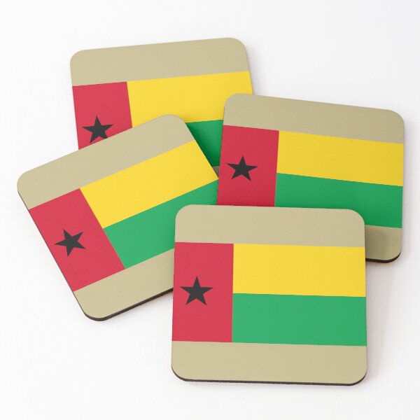 Item preview, Guinea-Bissau Flag – Black Star of Coastal Heritage Design designed and sold by Dany05117671.