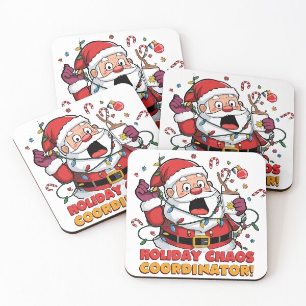 Item preview, Funny Santa Holiday Chaos Coordinator – Christmas Humor Design designed and sold by HeavyFeatherz.