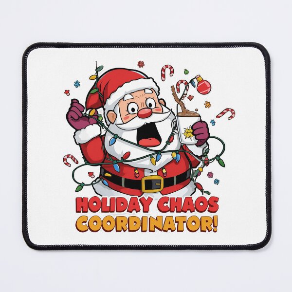 Item preview, Funny Santa Holiday Chaos Coordinator – Christmas Humor Design designed and sold by HeavyFeatherz.