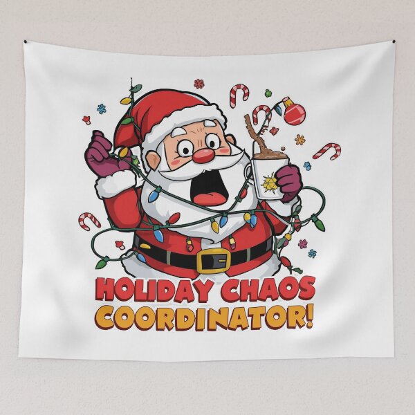 Item preview, Funny Santa Holiday Chaos Coordinator – Christmas Humor Design designed and sold by HeavyFeatherz.