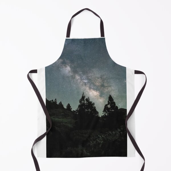 Item preview, Night Sky Over Forest Trees Photographic Print designed and sold by Mother-Nature65.