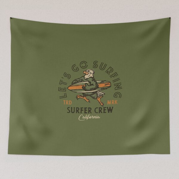 Item preview, California Surfer Eagle Vintage Crew designed and sold by Oniyasha.