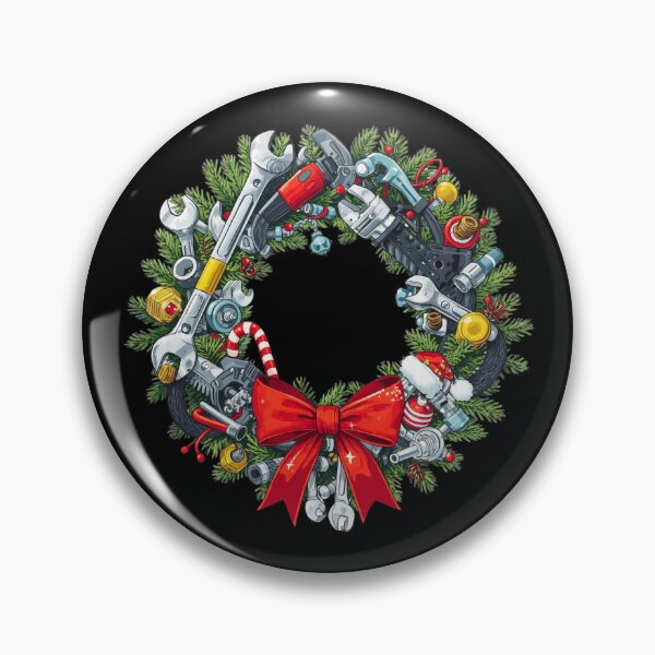 Item preview, Christmas Tool Wreath for Mechanics designed and sold by DreamArtmaStudio.