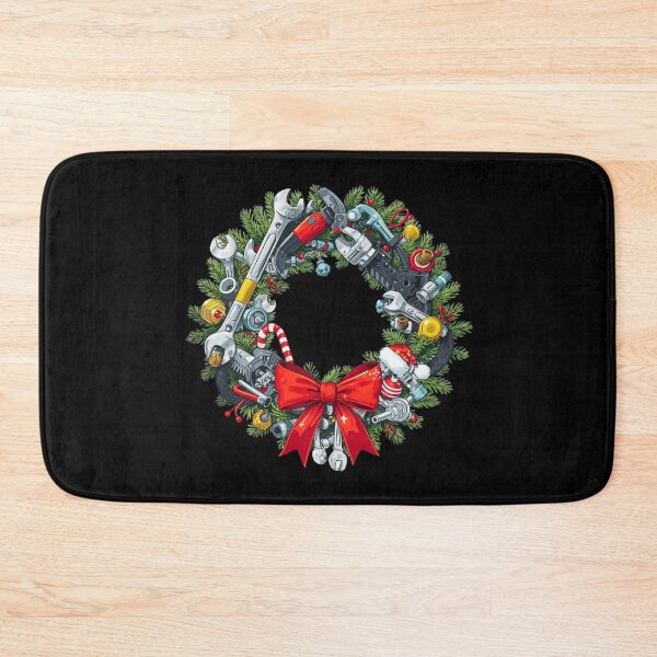 Item preview, Christmas Tool Wreath for Mechanics designed and sold by DreamArtmaStudio.