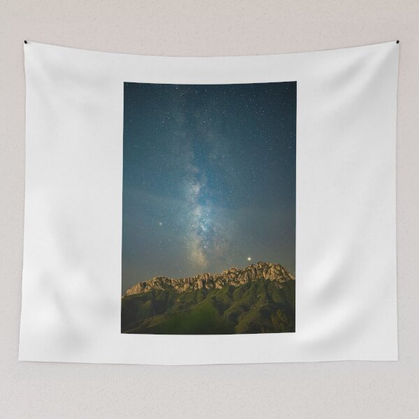 Item preview, Landscape With Starry Night Sky Photographic Print designed and sold by Mother-Nature65.