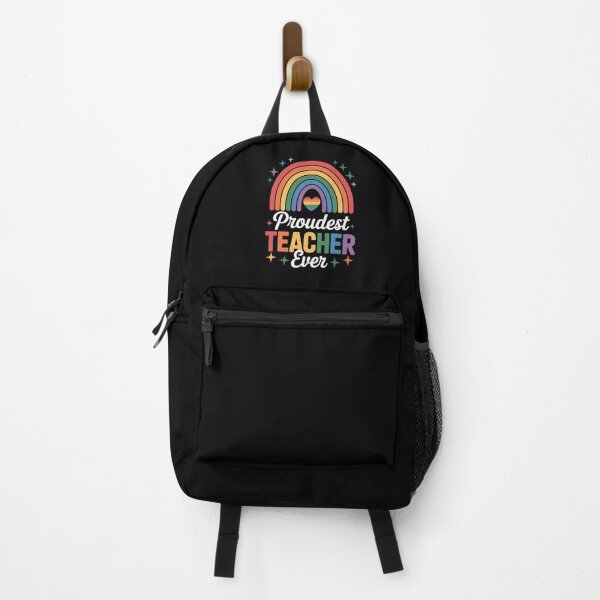 Item preview, Rainbow Proudest Teacher Ever LGBT Flag Lesbian Gay Pride designed and sold by RuthGAArt.