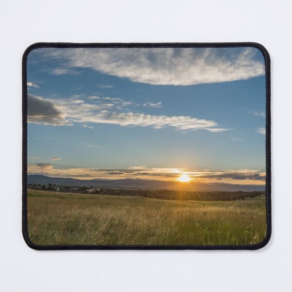 Item preview, Grass Field Cloudy Sky Photographic Print designed and sold by Mother-Nature65.