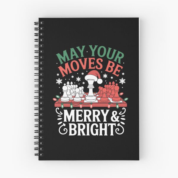 Item preview, May Your Moves Be, Merry And Bright Chess Chirstmas designed and sold by AmparoBoyle.