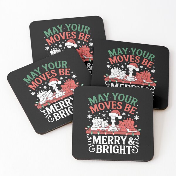 Item preview, May Your Moves Be, Merry And Bright Chess Chirstmas designed and sold by AmparoBoyle.