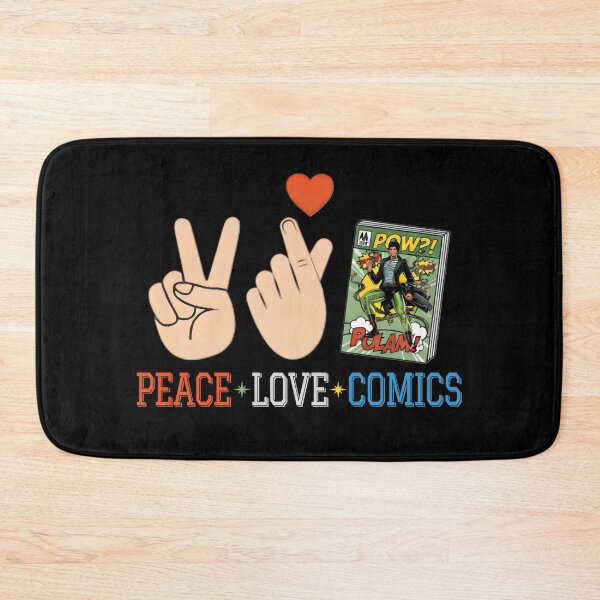 Item preview, Peace Love Comics designed and sold by SidTastic .
