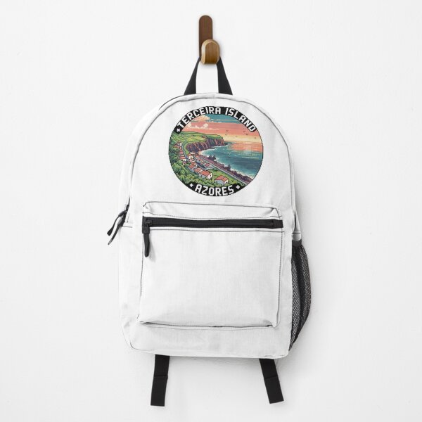 Item preview, Terceira Island Azores – Pixel Art Coastal Cliffs & Village View designed and sold by CircinusStore.
