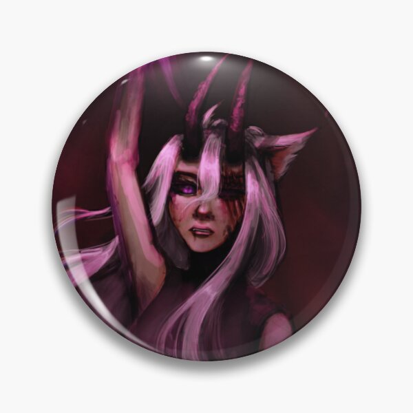 Item preview, Demon OC Alexis pink fire illustration  designed and sold by HayamiVision.