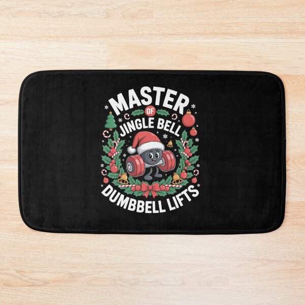 Item preview, Master of Jingle Bell Dumbbell Lifts - Christmas Workout Gym designed and sold by RayArmstrong.