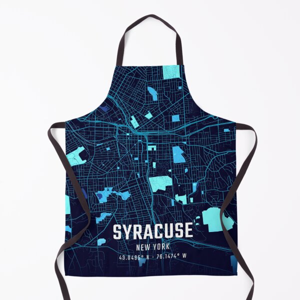 Item preview, Syracuse Midnight City Map designed and sold by HomeLivingCo.