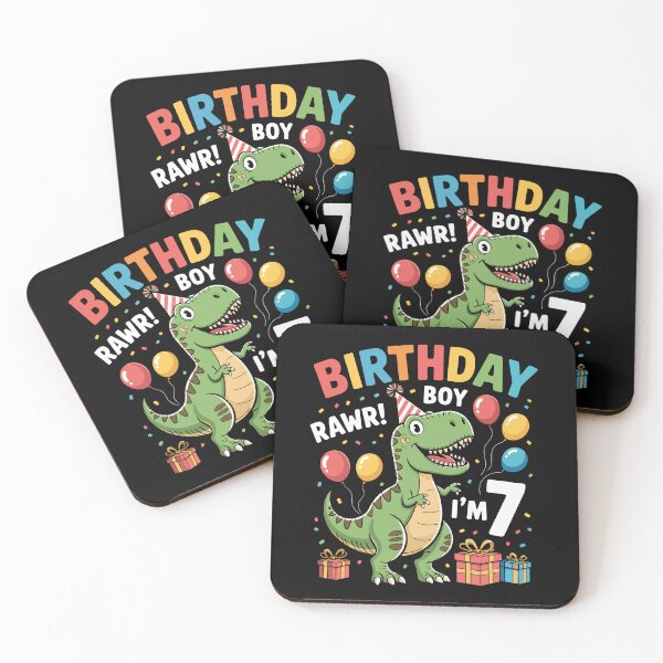 Item preview, Dinosaur 7th Birthday Celebration designed and sold by jkrphoto.