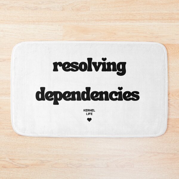 Item preview, "resolving dependencies..." Linux T-Shirt — For Those Who Waited 3 Hours for apt upgrade. designed and sold by totemystic_spiral_house.