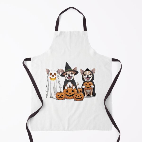 Item preview, Chihuahua Dogs Lovers Ghost Witch Halloween designed and sold by TorjeARTStore.