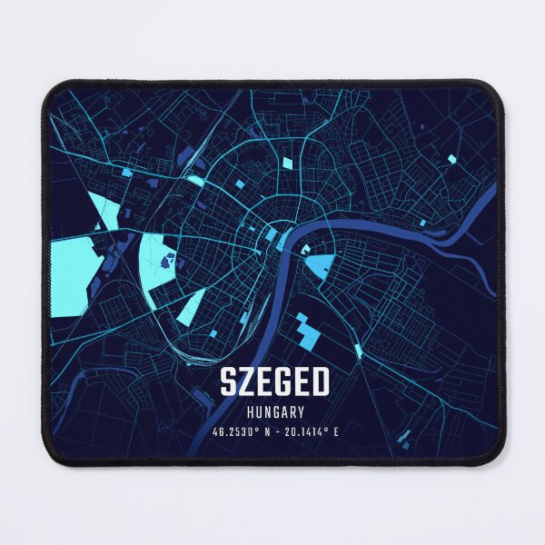 Item preview, Szeged Midnight City Map designed and sold by HomeLivingCo.
