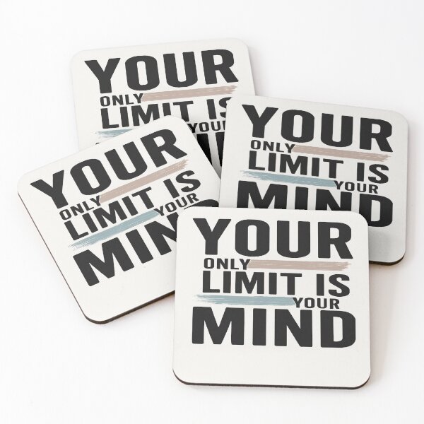 Item preview, Motivational Quote Poster – Your Only Limit Is Your Mind – Minimalist Wall Art designed and sold by Bright Nest Studio.