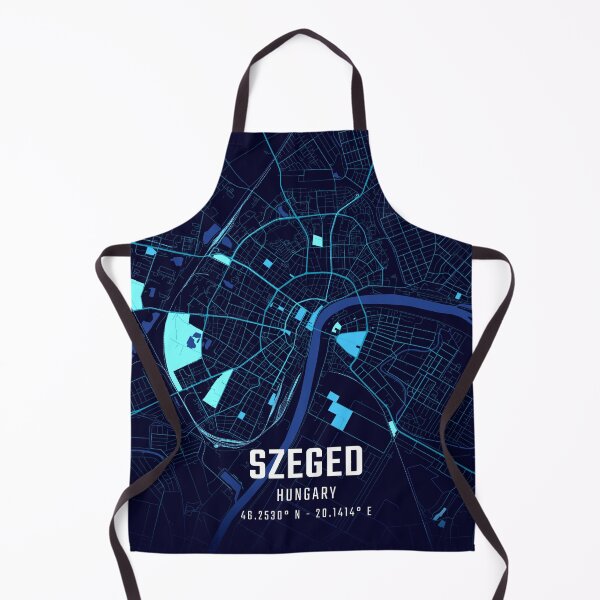 Item preview, Szeged Midnight City Map designed and sold by HomeLivingCo.